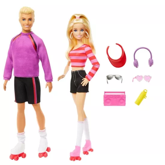 Barbie & Ken Fashionistas 65. Yıl 2’li Parti Bebekleri HXK90