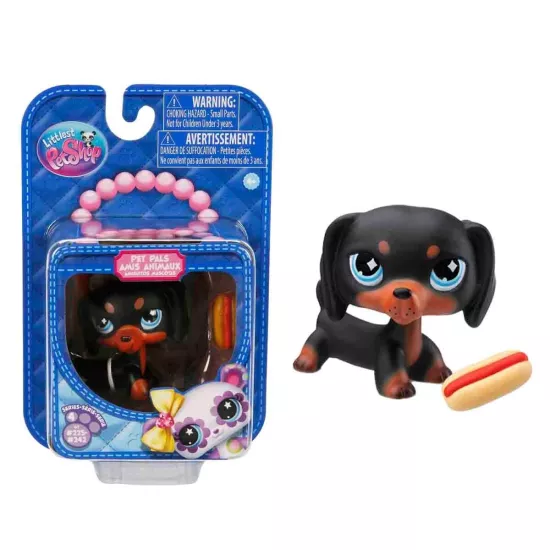 Littlest Pet Shop Minişler Tekli Paket S4 - 242-Dakhund Köpek
