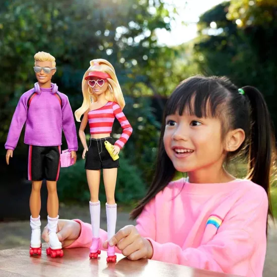 Barbie & Ken Fashionistas 65. Yıl 2’li Parti Bebekleri HXK90