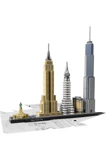 Lego® Architecture New York City 21028 - Yetişkinler için Koleksiyonluk Yapım Seti (598 Parça)